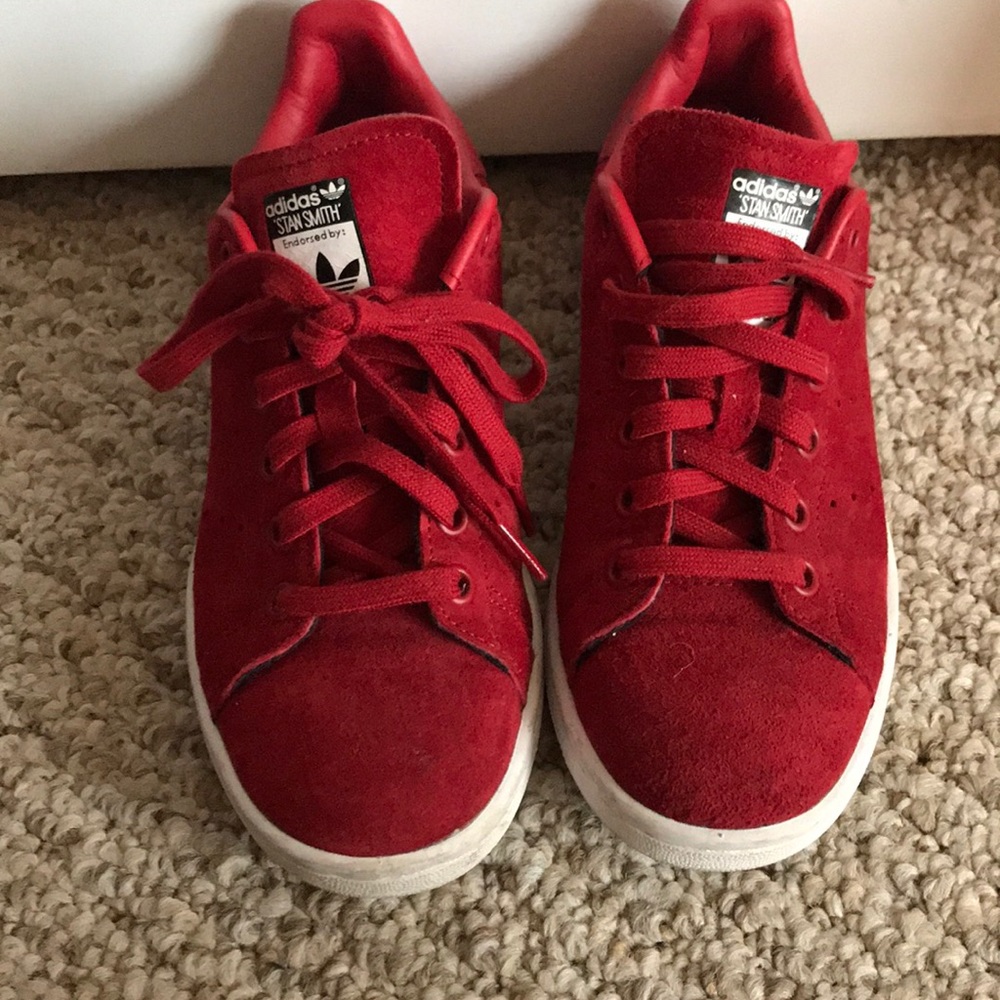 Red stan smith adidas